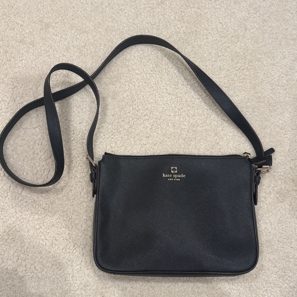 Kate Spade Elegant Black Crossbody Bag